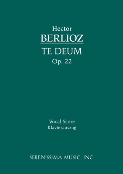 Te Deum, Op.22, See E Csicsery-Ronay Hector Berlioz - Paperback - 9781932419337