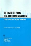 Perspective on Argumentation | Robert Trapp ; Janice Schuetz | 