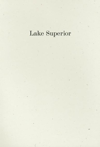 Lake Superior, Lorine Niedecker - Paperback - 9781933517667