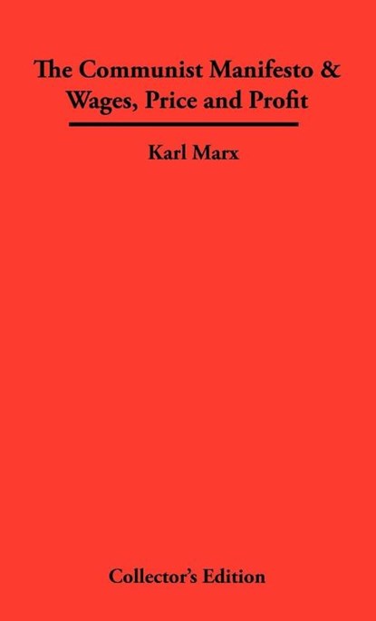 The Communist Manifesto, Karl Marx - Gebonden - 9781934568330