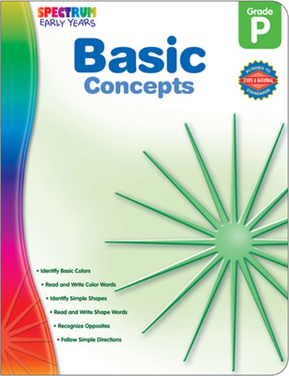 Basic Concepts, Grade Pk, Spectrum - Paperback - 9781936024988