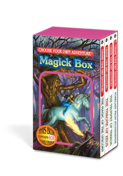Choose Your Own Adventure 4-Book Boxed Set Magick Box (The Magic of the Unicorn, The Throne of Zeus, The Trumpet of Terror, Forecast from Stonehenge), Deborah Lerme Goodman - Paperback - 9781937133689