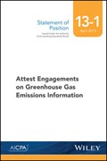 SOP 13-1 Attest Engagements on Greenhouse Gas Emissions Information | Aicpa | 