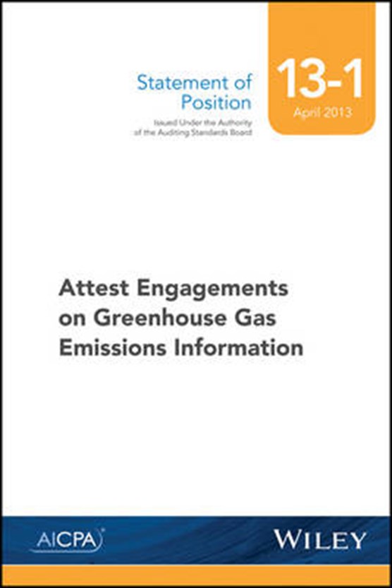 SOP 13-1 Attest Engagements on Greenhouse Gas Emissions Information