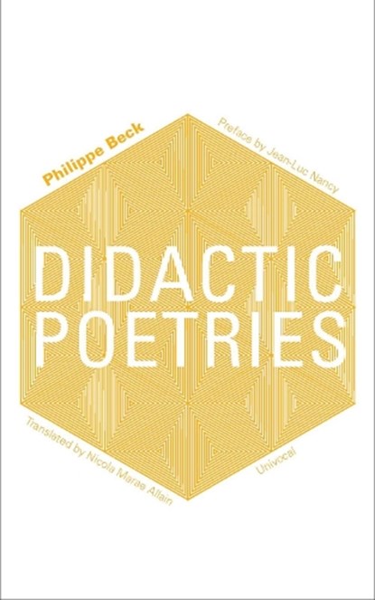 Didactic Poetries, Philippe Beck - Paperback - 9781937561680