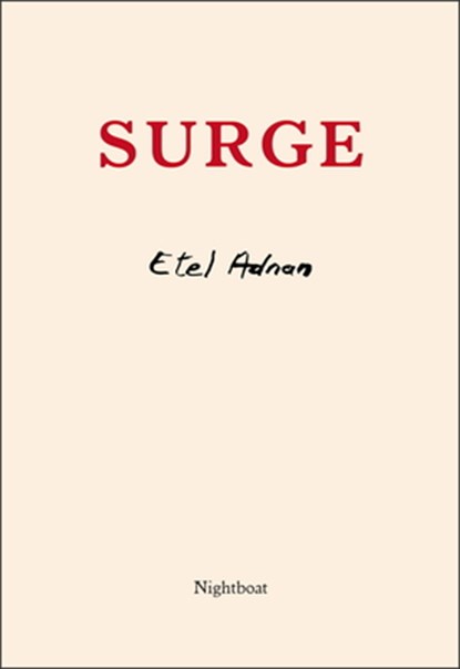Surge, Etel Adnan - Paperback - 9781937658854