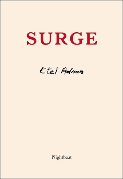 Surge, Etel Adnan - Paperback - 9781937658854