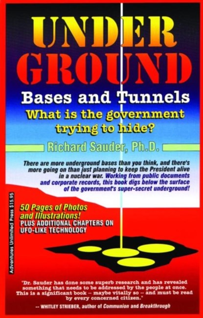 Underground Bases and Tunnels, Richard (Richard Sauder) Sauder - Paperback - 9781939149268