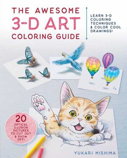 COLOR BK-AWESOME 3-D ART COLOR, Yukari Mishima - Paperback - 9781940552491