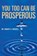 You Too Can Be Prosperous, Robert A Russell - Paperback - 9781941489956