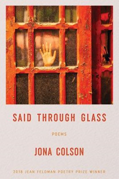 Said Through Glass, Jona Colson - Paperback - 9781941551189