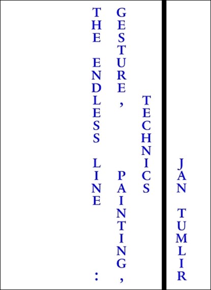 The Endless Line, Jan Tumlir - Paperback - 9781941753873