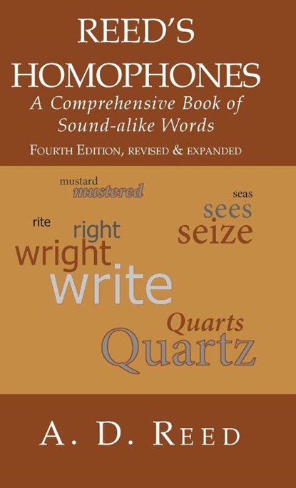 Reed's Homophones, A D Reed - Gebonden - 9781942016564