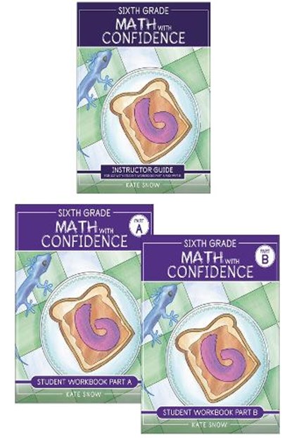 Sixth Grade Math with Confidence Complete Bundle, Kate Snow - Paperback - 9781944481957