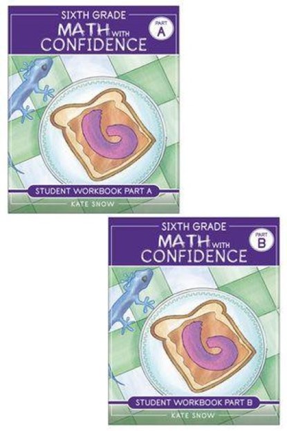 Sixth Grade Math with Confidence Student Workbook Bundle, Kate Snow - Paperback - 9781944481964