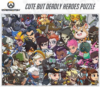 Overwatch: Cute But Deadly Heroes Puzzle, Blizzard Entertainment - Gebonden - 9781945683916