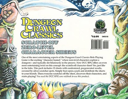 DCC RPG 0-Level Scratch Off Character Sheets, NA - Paperback - 9781946231093