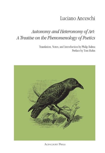 Autonomy and Heteronomy of Art, Luciano Anceschi - Paperback - 9781946328540