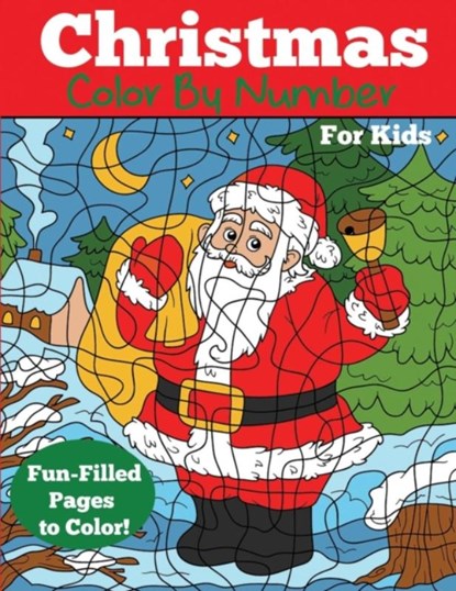 Christmas Color by Number for Kids, Dp Kids ; Christmas Coloring Books for Kids - Paperback - 9781947243286