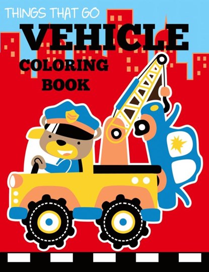 Vehicle Coloring Book, Dp Kids - Paperback - 9781947243323