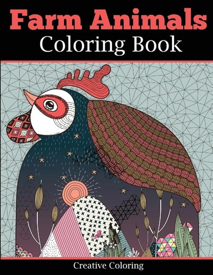 Farm Animals Coloring Book for Adults, Creative Coloring - Paperback - 9781947243590