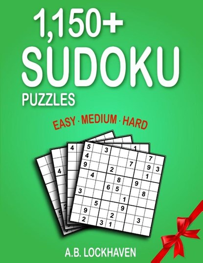 1,150+ Sudoku Puzzles, A B Lockhaven - Paperback - 9781947744752