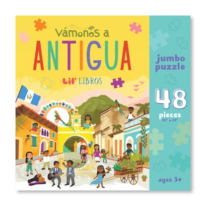 Vámonos: Antigua Jumbo Puzzle 48 Piece, Lil' Libros - Gebonden - 9781948066945