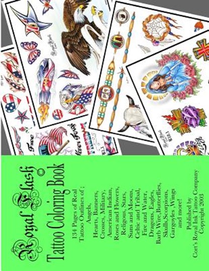 Royal Flash Tattoo Coloring Book: Royal Flash Tattoo Coloring Book, BENGTSON,  Cort - Paperback - 9781948187138