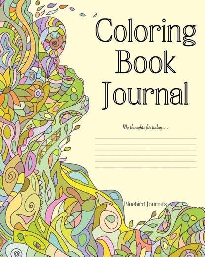 Coloring Book Journal, Bluebird Journals - Paperback - 9781948822749