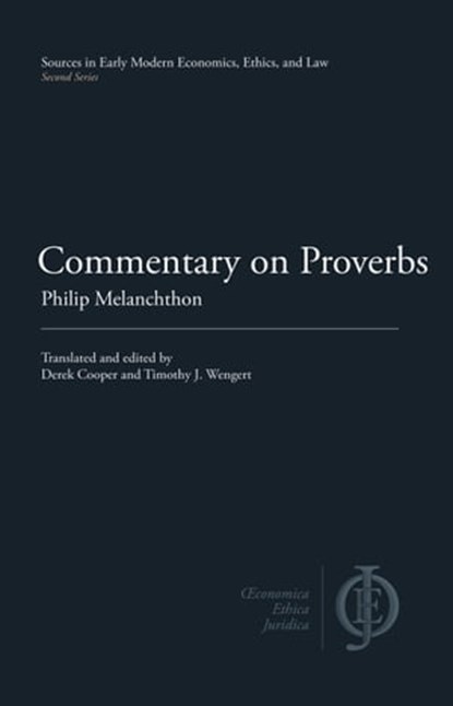 Commentary on Proverbs, Philip Melanchthon - Ebook - 9781949011142