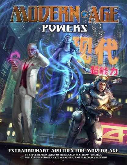 Modern AGE Powers, Steve Kenson ; Malcolm Sheppard ; Meghan Fitzgerald ; Matthew Foreman - Paperback - 9781949160420