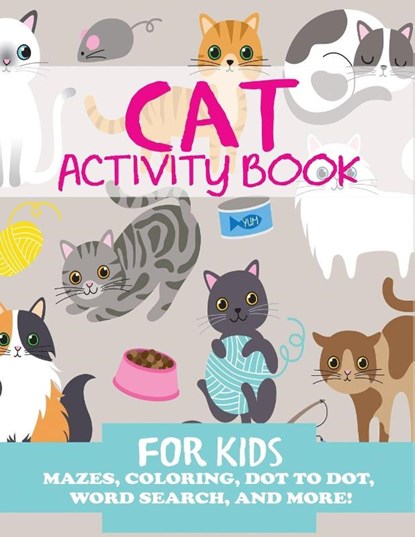 Cat Activity Book for Kids, Blue Wave Press - Paperback - 9781949651058