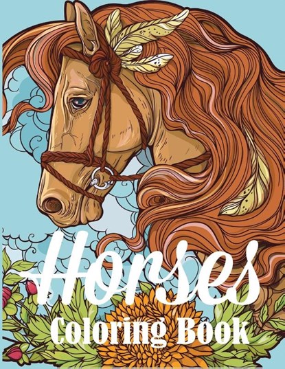 Horses Coloring Book, Creative Coloring - Paperback - 9781949651263