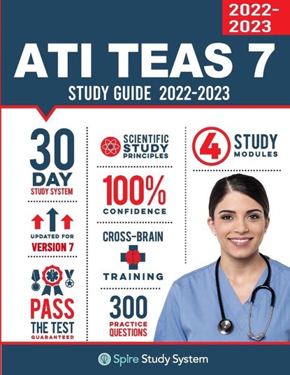 ATI TEAS 7 Study Guide, Spire Study System ; Ati Teas 7 Test Study Guide Team - Paperback - 9781950159574