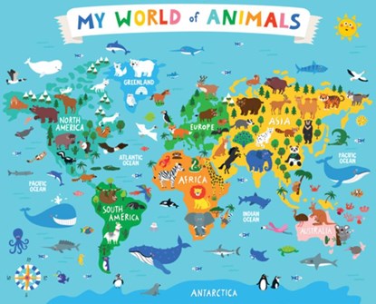 My World of Animals 36-Piece Floor Puzzle, Nastja Holtfreter - Gebonden - 9781950500758