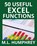 50 Useful Excel Functions, M L Humphrey - Paperback - 9781950902026