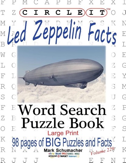 Circle It, Led Zeppelin Facts, Word Search, Puzzle Book, Mark Schumacher - Paperback - 9781950961139