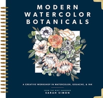 Modern Watercolor Botanicals, Sarah Simon ; Paige Tate & Co. - Ebook - 9781950968305