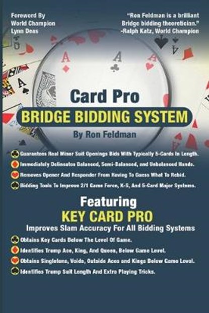 Card Pro Bridge Bidding System: Paperback, FELDMAN,  Ron - Paperback - 9781951255114