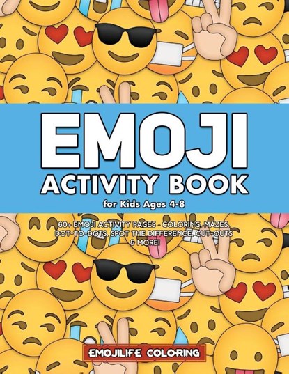 Emoji Activity Book for Kids Ages 4-8, Emojilife Coloring - Paperback - 9781951355326
