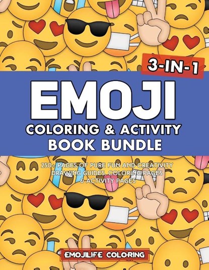 Emoji Coloring & Activity Book Bundle, Emojilife Coloring - Paperback - 9781951355999