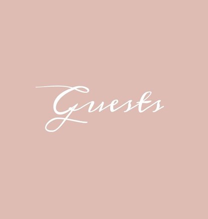 Guests Hardcover Guest Book, Murre Book Decor - Gebonden - 9781951373047
