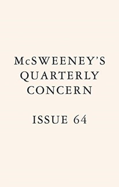 MCSWEENEYS QUARTERLY, CLAIRE BOYLE - Paperback - 9781952119057