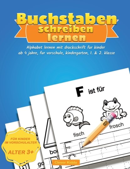 Buchstaben Schreiben Lernen, Clever Kiddo - Paperback - 9781952264054