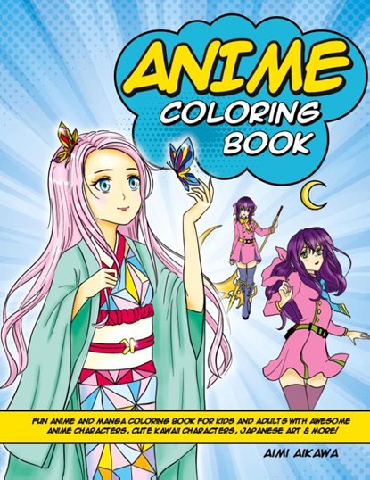 Anime Coloring Book, Aimi Aikawa - Paperback - 9781952264207