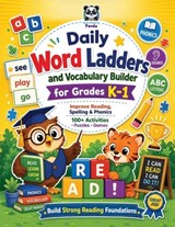 Daily Word Ladders and Vocabulary Builder for Grades K-1 - Polymath Panda - 9781953149596