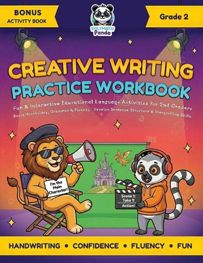 Creative Writing Practice Workbook for Grade 2, Polymath Panda - Paperback - 9781953149664