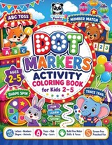Dot Markers Activity Coloring Book for Kids 2-5 - Polymath Panda - 9781953149756