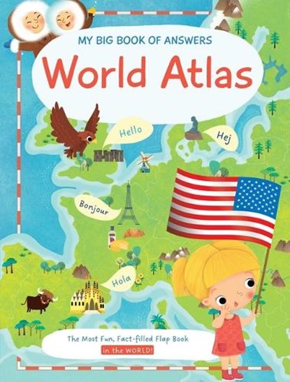 My Big Book of Answers World Atlas, Little Genius Books - Gebonden - 9781953344854
