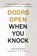 Doors Open When You Knock, Steven Ross - Gebonden - 9781953655066